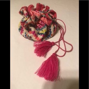 2 CHIC Pull String Purse NWOT